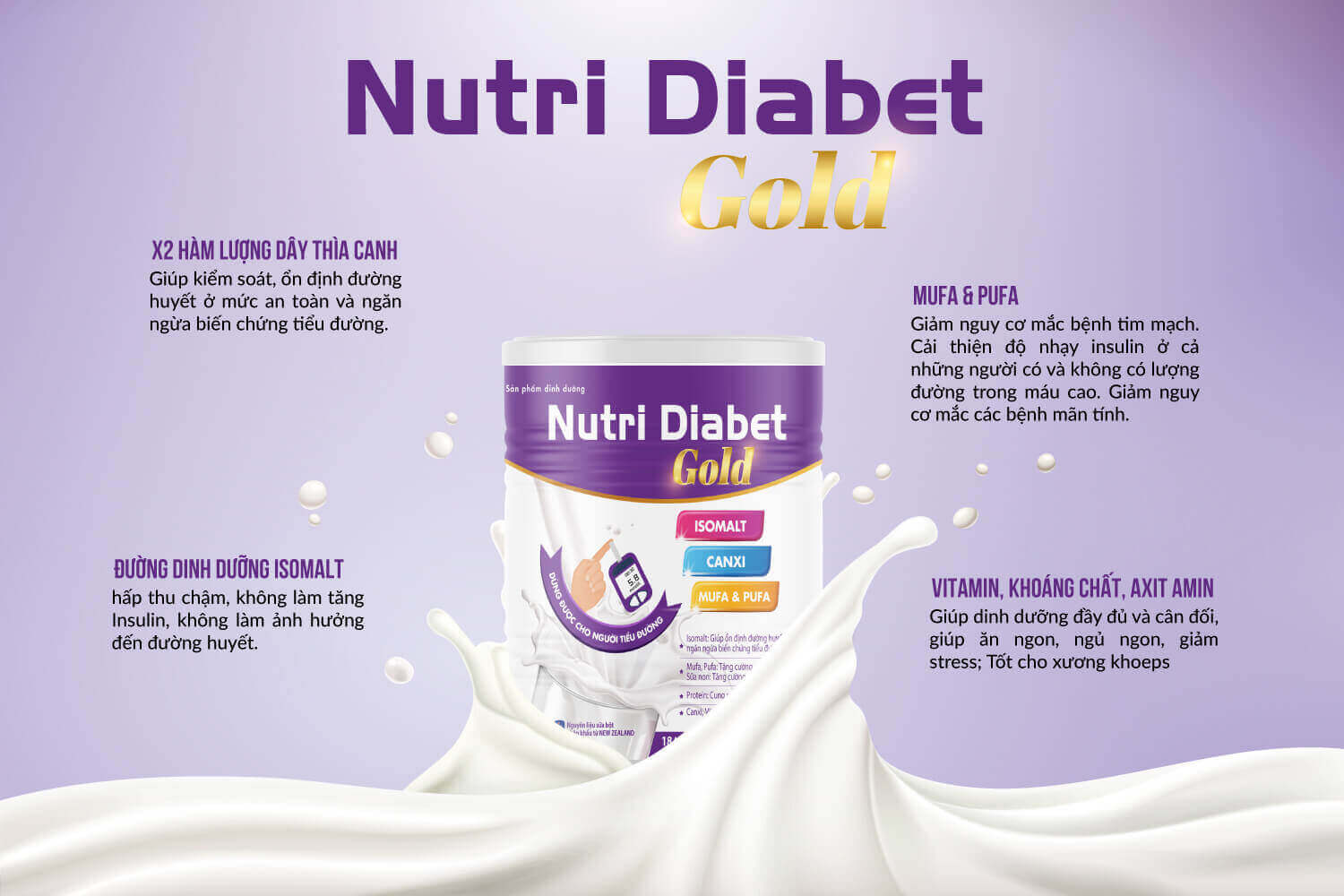 công dụng sữa nutri diabet gold